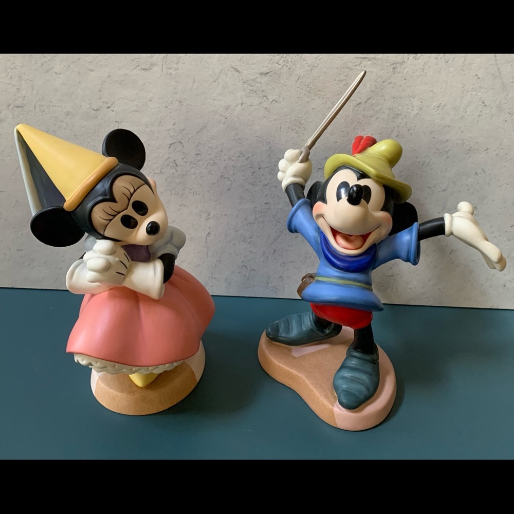 WDCC Brave Little Taylor Mickey Mouse and Princess Minnie